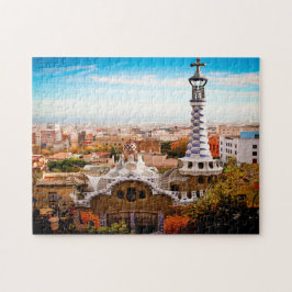 Parc Güell Gaudí Barcelona. Legpuzzel