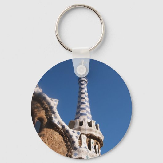 Parc Guell Gingerbrood House Sleutelhanger (Voorkant)