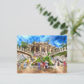 Parc Guell in Barcelona, Spanje Briefkaart (Staand voorkant)