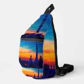 Parc Güell Inspired Travel Sling Bag |Colorful Bag (Rechterhoek)