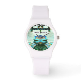 Parc Guell psychedelische editie Horloge