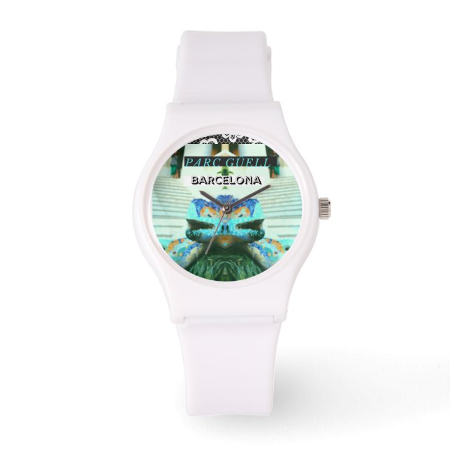 Parc Guell psychedelische editie Horloge (Voorkant)