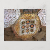 Parc Guell Yellow Mosaic Briefkaart (Voorkant)
