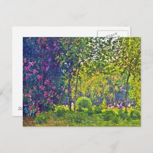 Parc Monceau Claude Monet Briefkaart (Voorkant / Achterkant)