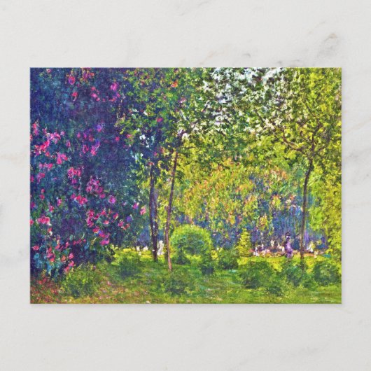Parc Monceau Claude Monet Briefkaart (Voorkant)