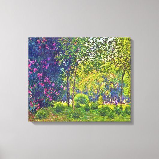 Parc Monceau Claude Monet Canvas Afdruk (Voorkant)
