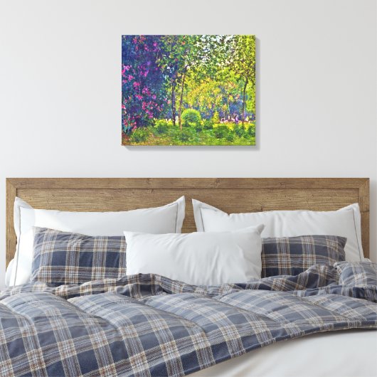 Parc Monceau Claude Monet Canvas Afdruk (Insitu (Slaapkamer))