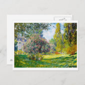 Parc Monceau, Paris Claude Monet Briefkaart (Voorkant / Achterkant)