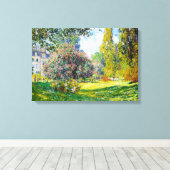 Parc Monceau, Paris Claude Monet Canvas Afdruk (Insitu (Houten vloer))