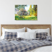 Parc Monceau, Paris Claude Monet Canvas Afdruk (Insitu (Slaapkamer))