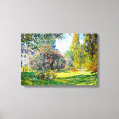 Parc Monceau, Paris Claude Monet Canvas Afdruk (Voorkant)