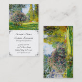 Parc Monceau, Paris Claude Monet Visitekaartje (Voorkant / Achterkant)