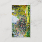 Parc Monceau, Paris Claude Monet Visitekaartje (Achterkant)
