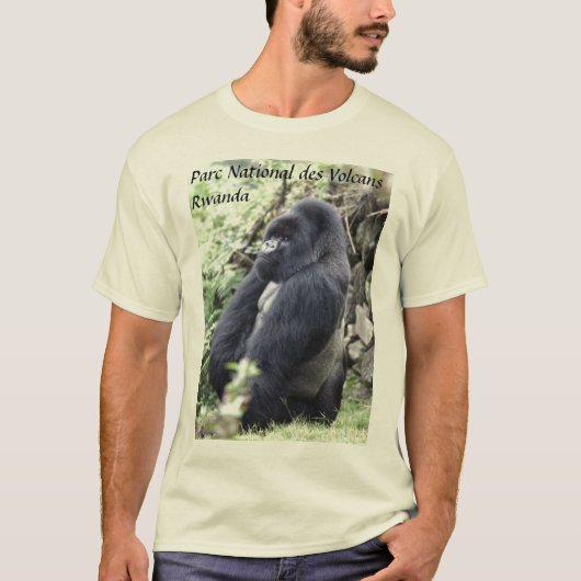 Parc National des Volcans Rwanda T-shirt (Voorkant)