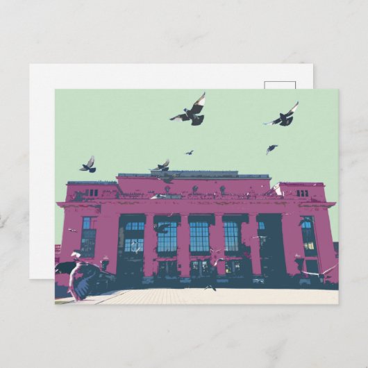 Parc Station :: La Gare Parc Briefkaart (Voorkant / Achterkant)