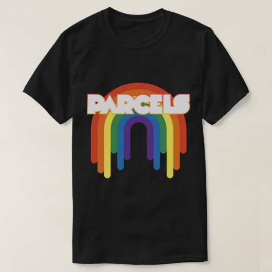 Parcels rainbow theme Classic T-Shirt (Design voorkant)
