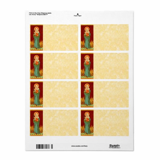 Parcementant St. Apollonia (VVP 001) Etiket (Full Sheet)