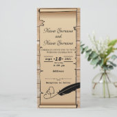 Parcenten Kaart (Staand voorkant)