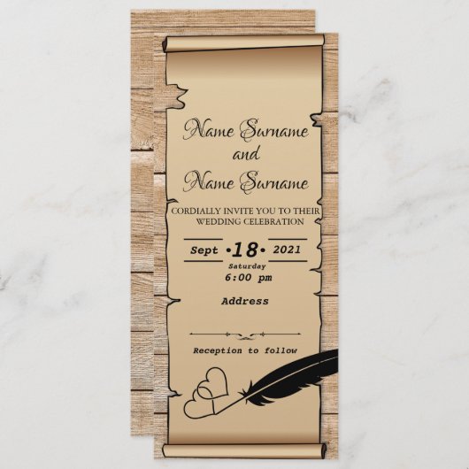 Parcenten Kaart (Voorkant / Achterkant)