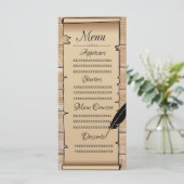 Parcenten Menu (Staand voorkant)