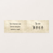 Parchment BOGO Loyalty Folded Card Visitekaartje (Buitenkant ongevouwen)
