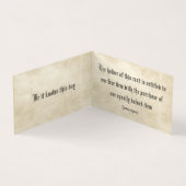  Parchment BOGO Loyalty Folded Card Visitekaartje (Binnen)