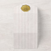 Parchment Gold Seal Klant Dank u Kaarten (Buitenkant)