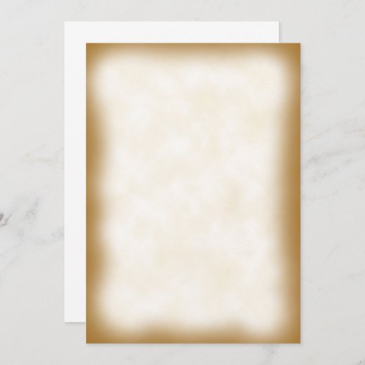 Parchment Invitation Kaart (Voorkant / Achterkant)