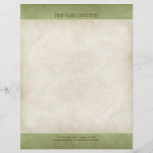 parchment look Letterhead Resume Paper