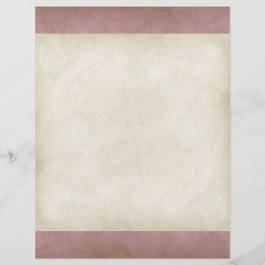  parchment look Letterhead Resume Paper Flyer (Achterkant)