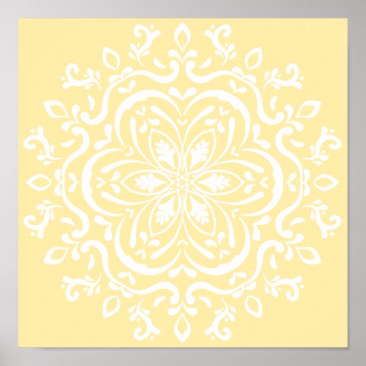 Parchment Mandala Poster (Voorkant)