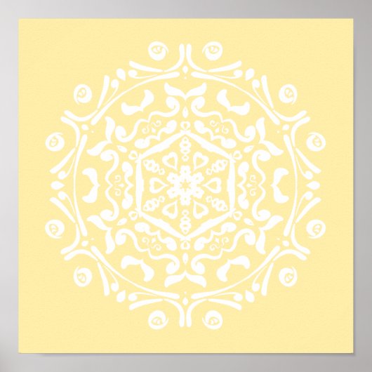 Parchment Mandala Poster (Voorkant)