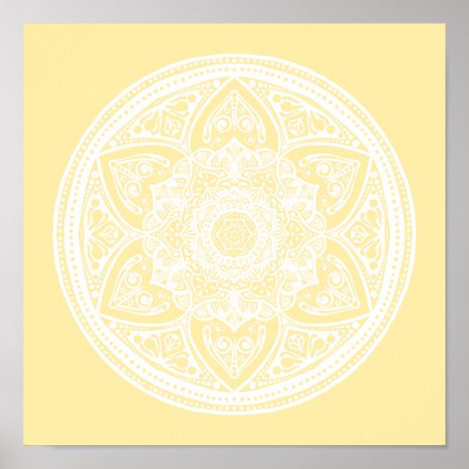 Parchment Mandala Poster (Voorkant)