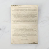 Parchment Merry-kerstkaart met uw foto Feestdagen Kaart (Binnen)