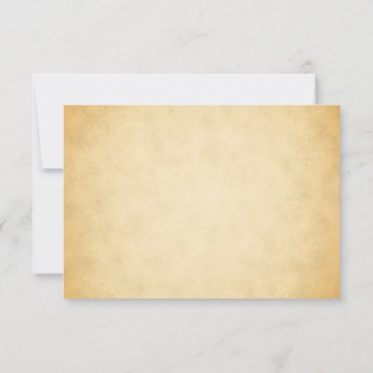 Parchment Pattern Design Wedding RSVP Kaartje (Achterkant)