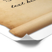 Parchment Proclamation Scroll Poster (Hoek)