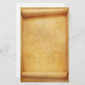 Parchment Scroll look Stationery Briefpapier (Voorkant / Achterkant)