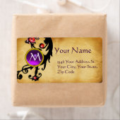 PARCHMENT SWIRL GEM MONOGRAM ETIKET (Insitu)