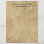 Parchtextuur Briefhoofd Ontwerp (Voorkant)