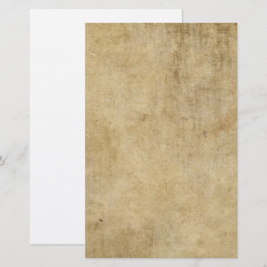 Parchtextuur Briefpapier (Voorkant / Achterkant)