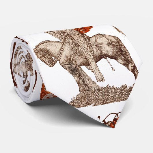 PARCIFAL IN DE VRAGENLIJST HOLY GRAIL Black White  Stropdas (Opgerold)