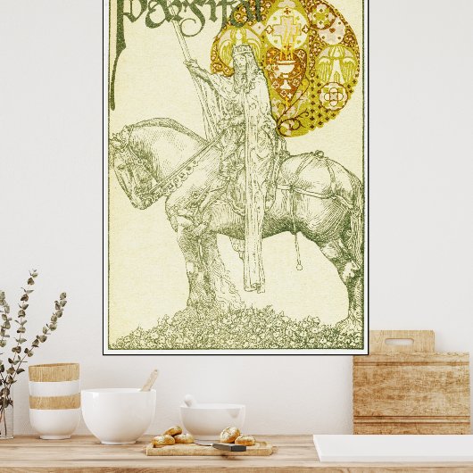 PARCIFEL IN VRACHT VAN DE HOOGGRAIL POSTER (Keuken)