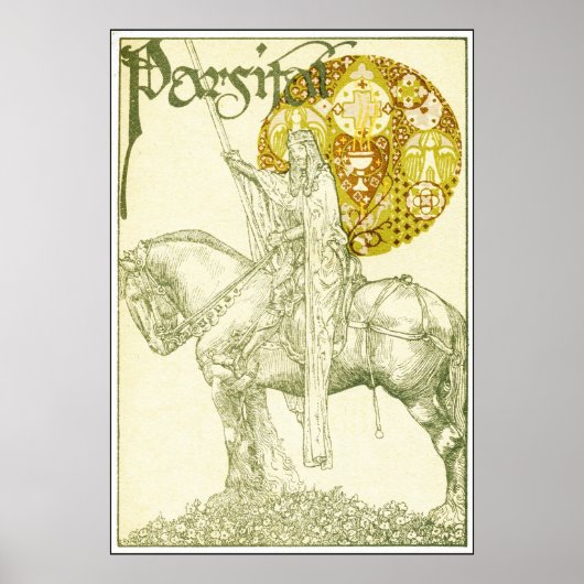 PARCIFEL IN VRACHT VAN DE HOOGGRAIL POSTER (Voorkant)