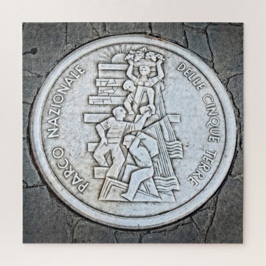 Parco Nazionale de Cinque Terre - 20x20 - 676 pcs. Legpuzzel (Verticaal)