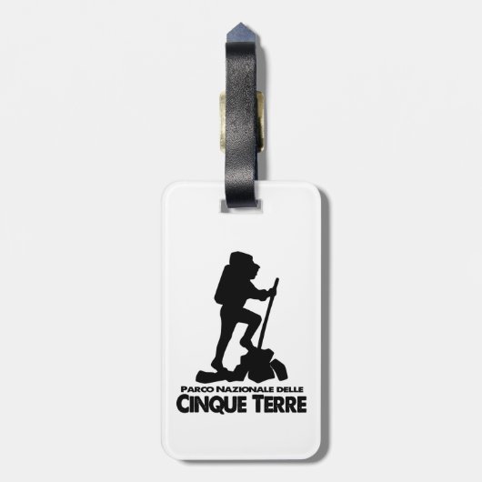 Parco Nazionale della Cinque Terre - Bagagelabel (Achterkant verticaal)