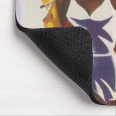 Parco Tgullio Vintage Travel Poster Mousepad Muismat (Hoek)