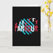 Parcour, Parkour, Acrobat, Freerunning Kaart (Gele Bloem)