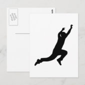 Parcouring-sprong Briefkaart (Voorkant / Achterkant)