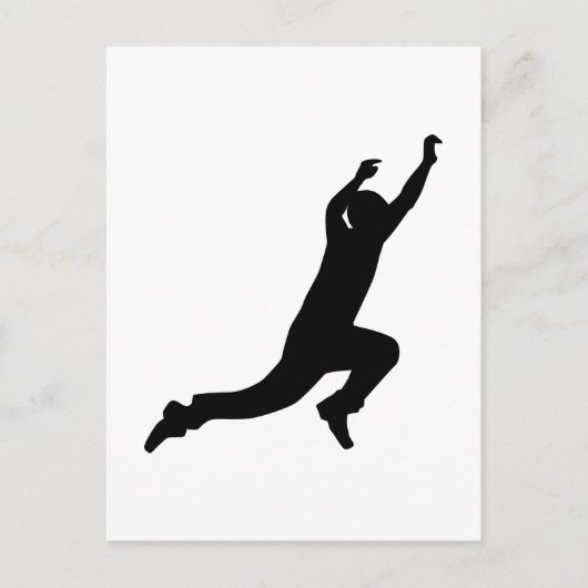 Parcouring-sprong Briefkaart (Voorkant)