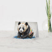 PARDA CORONDASHIMI EN SCHILDERIJEN BEDANKKAART (Voorkant)